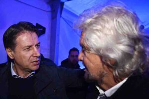 Giuseppe Conte e Beppe Grillo